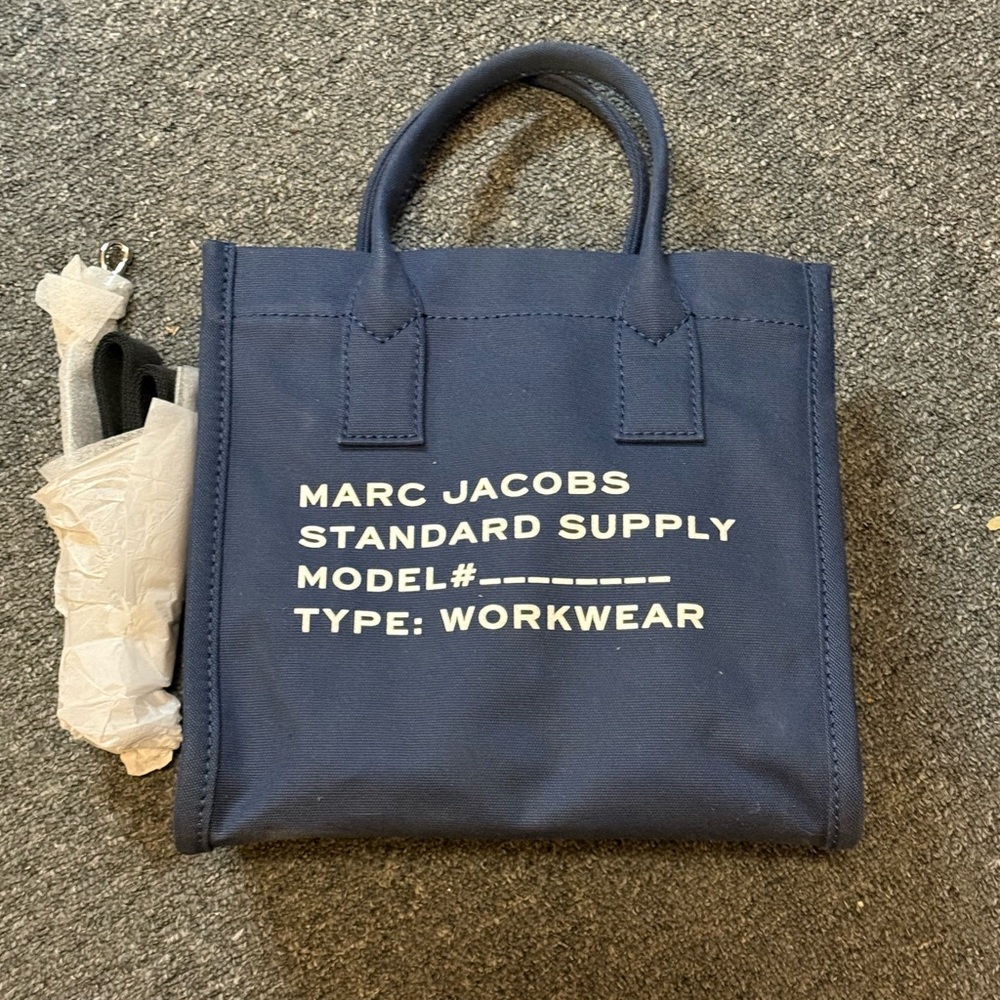 Marc Jacobs Blue Workwear Tote